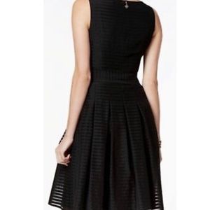 Macy's Tommy Hilfiger Illusion-Striped Fit & Flare Dress